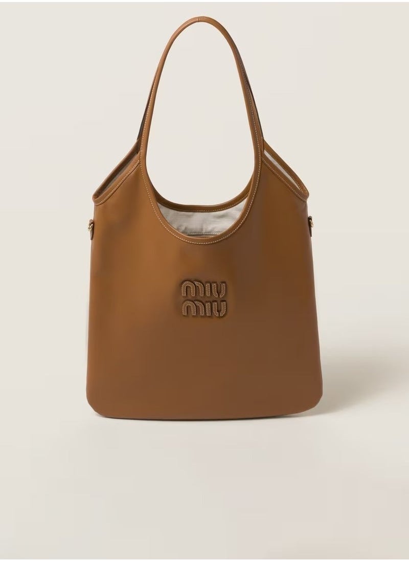Miu Miu Miu Miu Lvy Leather Tote Bag Shoulder  - Image 1