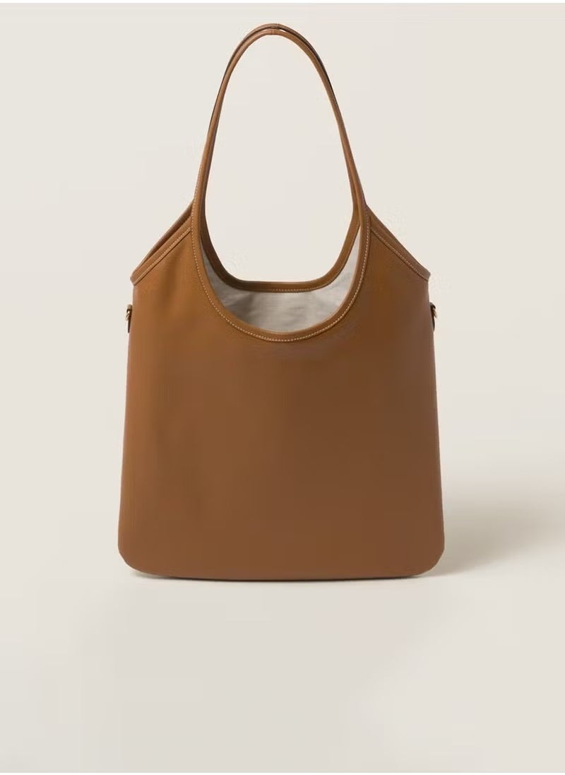 Miu Miu Miu Miu Lvy Leather Tote Bag Shoulder  - Image 4