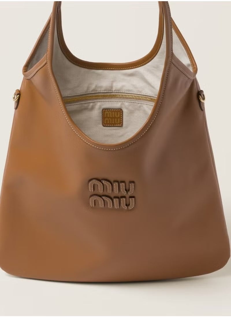 Miu Miu Miu Miu Lvy Leather Tote Bag Shoulder  - Image 3