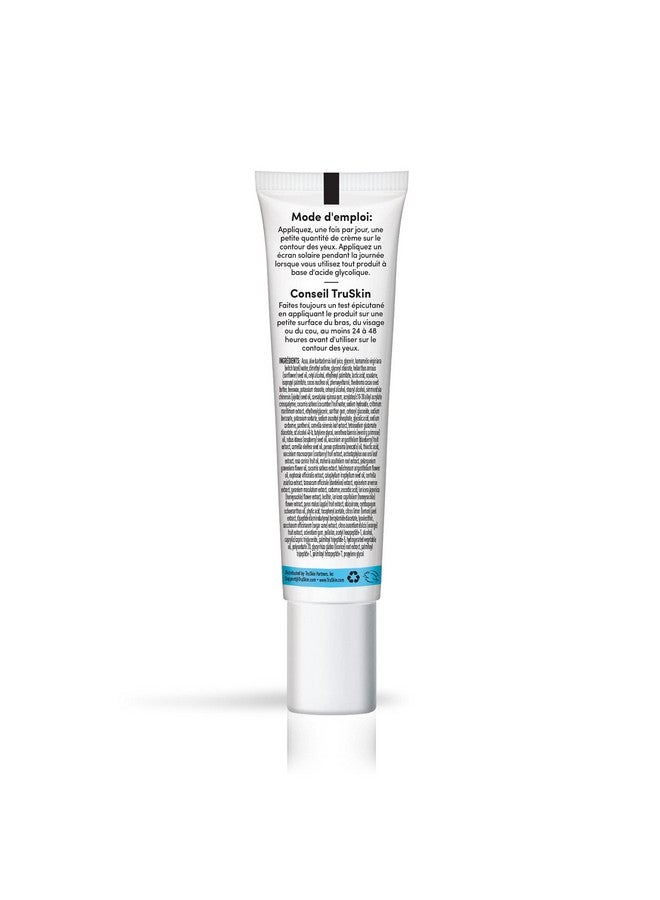 تروسكن كريم تروسكين للعينين لعلاج الهالات السوداء والانتفاخات - مع حمض الهيالورونيك وحمض الجليكوليك وفيتامينات سي وبي 5 وإي لترطيب البشرة الحساسة تحت العين - كريم الهالات السوداء تحت العين للنساء، 0.5 أونصة سائلة - Image 5