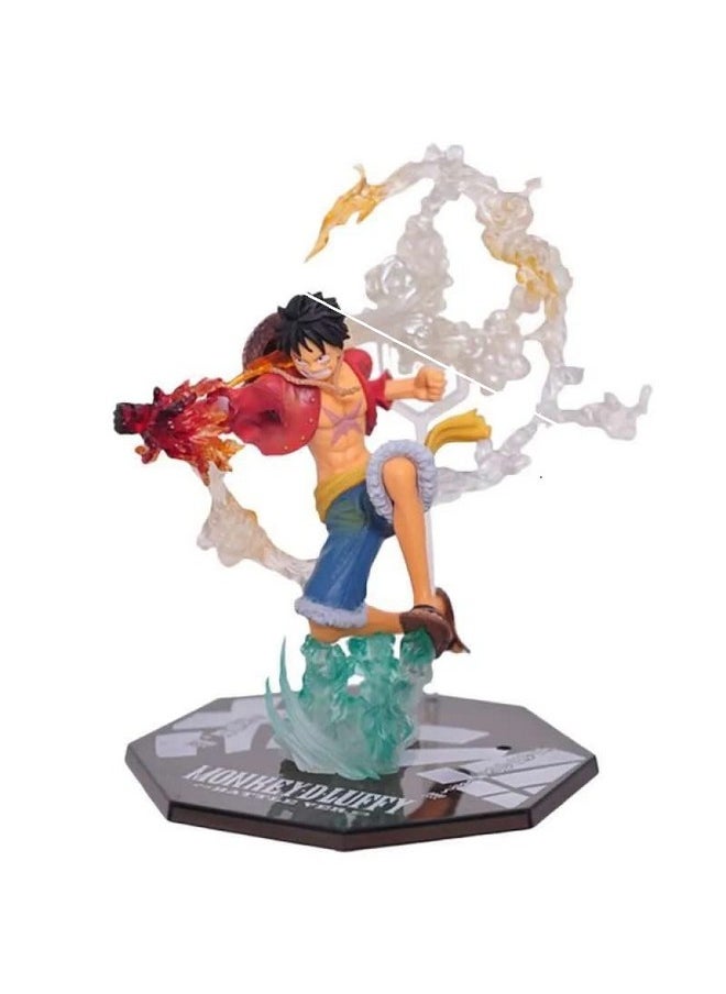 Trunkin - One Piece Monkey D Luffy Battle Action Figure Anime Figurine Weeb Manga 11cm PVC Figures Collectible - Image 1