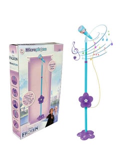 Estilo Estilo Kids Microphone with Stand, Karaoke Microphone for Kids Singing MP3 | Adjustable Height Toys for Kids,Toddlers,Child Kids Musical Microphone Toys,Birthday Gift (Mic Stand Frozen)  - Image 1