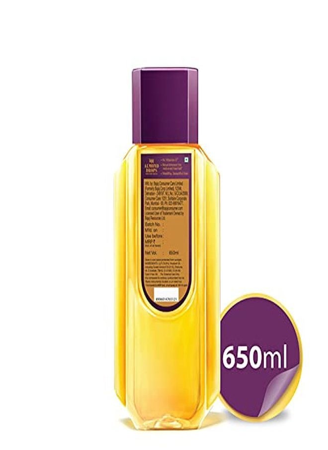 Bajaj - Almonds Drops Hair Oil, Pack Of 1, 650Ml - Image 1