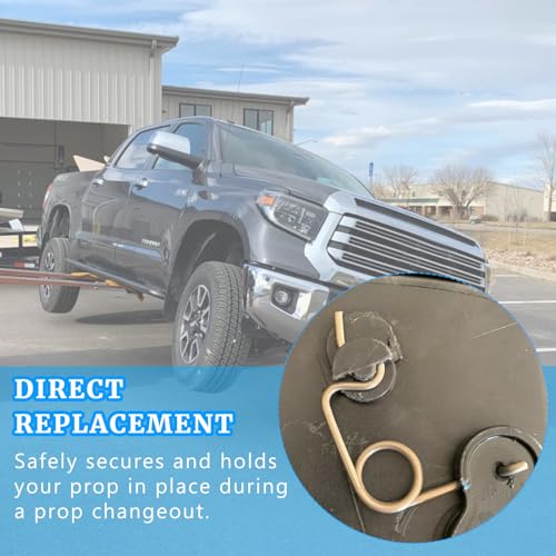 gtpartes Fuel Door Pocket Spring Fit for 2007-2020 Toyota Tundra 77305-0C050 77305-0C060 Automotive Replacement Fuel System Equipment Stainless Steel Gas Tank Doors Accessories - Image 5