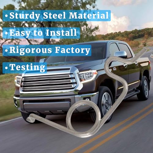 gtpartes Fuel Door Pocket Spring Fit for 2007-2020 Toyota Tundra 77305-0C050 77305-0C060 Automotive Replacement Fuel System Equipment Stainless Steel Gas Tank Doors Accessories - Image 4