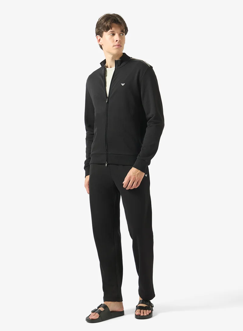 امبوريو ارماني Zip Through Sweatshirt and Sweatpant Tracksuit