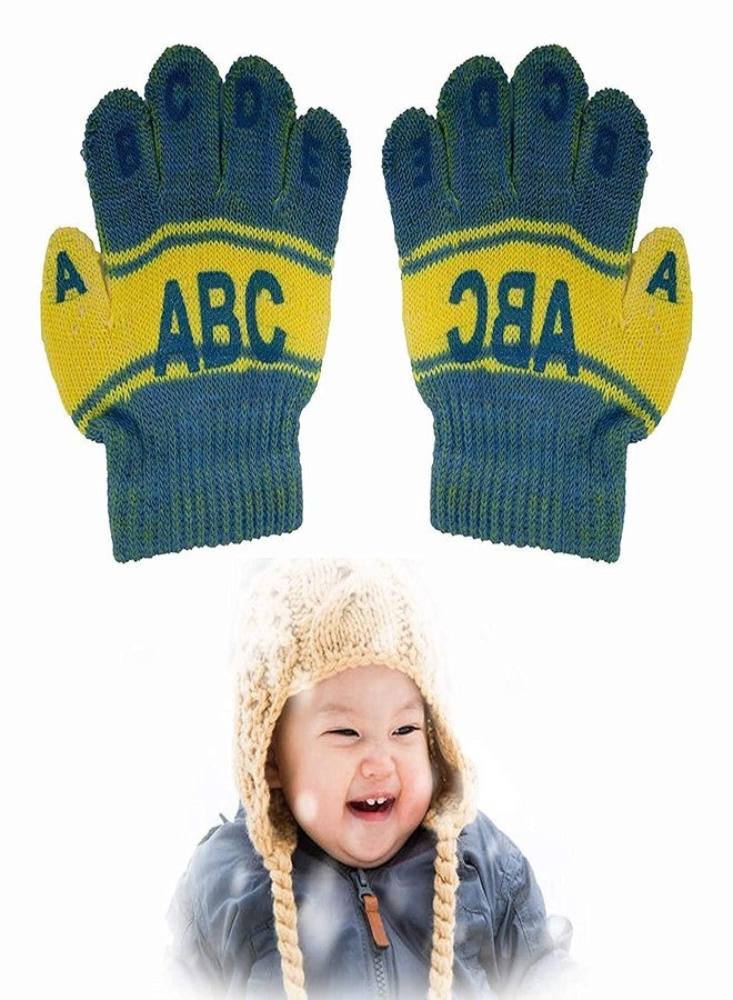 EKAN Set Of 3 Infant Baby Winter Warm Multicolor Knitted Gloves Mittens With String (1-3 Years) - Image 3