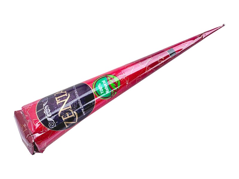 Zenia 6 Pack 100% Natural Ready to Use Henna Paste Hair Color Hair Dye Cones Reddish Brown Color - Image 4