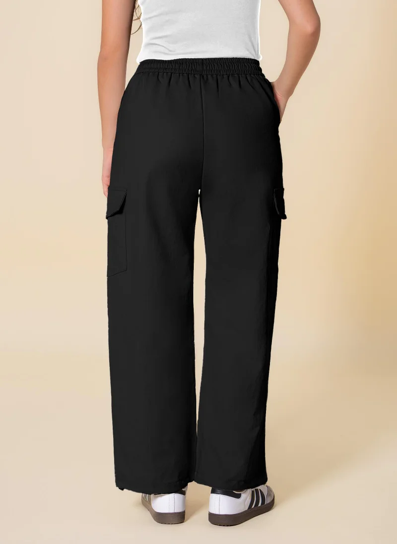 SHAPES JOGGER-WAIST CARGO TROUSERS