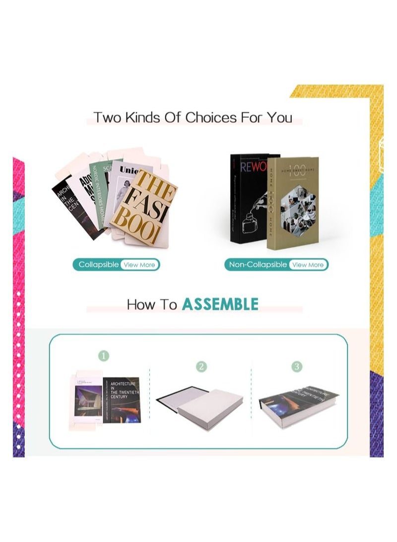 Collapsible Timeless Elegance: Green Tiffany & Co. Fake Book for Chic Home Décor