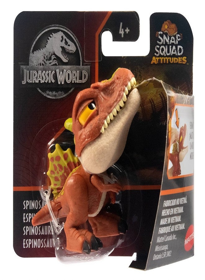 Jurassic World Snap Squad Attitudes Spinosaurus Dinosaur Figure - Image 1