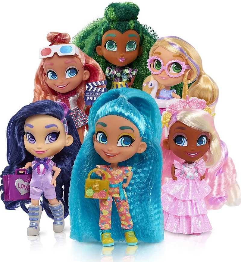 Giochi Preziosi Hairdorables Surprise Dolls Fragrant Hair Series 4 - Blue
