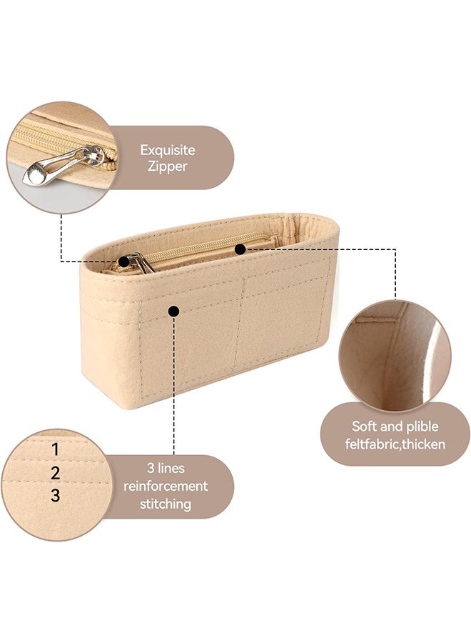 HOME-MART Bag Organizer for Longchamp Small Tote Bag Timid Storage & Finishing Inner Bag Liner Handbags Insert Organizer fit Mini Size - Image 4