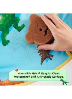 WAWSAM Kids Hair Cutting Cape Waterproof Kids Haircut Cape Professional Salon Barber Cape Foldable Umbrella Hair Catcher  - Image 2
