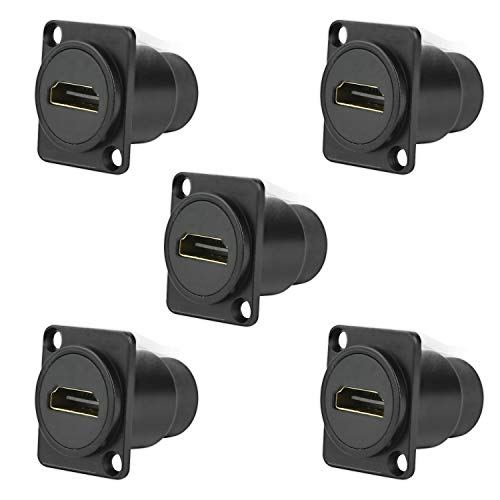BESCOOS Toronce D R Series HDMI Passthrough Panel-Mount Connector (HDMI_5Pack) - Image 1