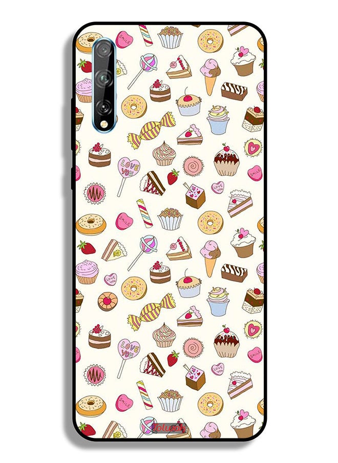 Tolwak - Huawei P Smart S Protective Case Cover Pattern Of Favorite Items - Image 1
