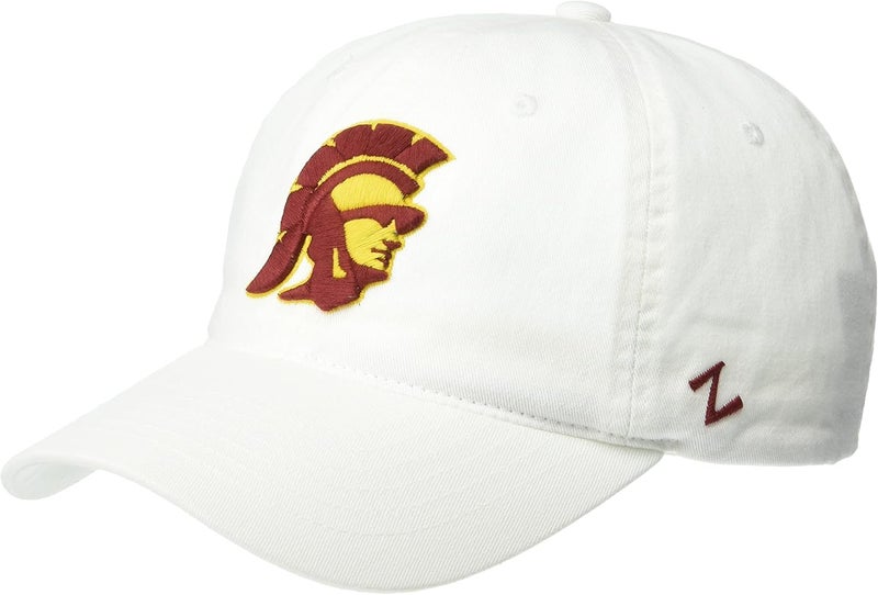 ZHATS NCAA Mens Adjustable Scholarship Hat White - Image 1