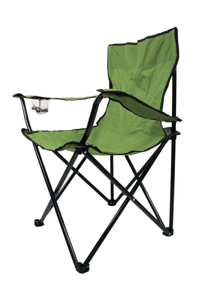 YANEK Foldable Beach and Camping Chair with Cup Holder  - Image 1