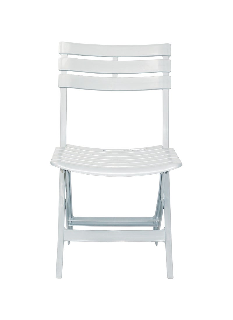 ESQUBE Esqube Adults Folding Chair Patio Lawn Garden Outdoor Chair White Color  - Image 4