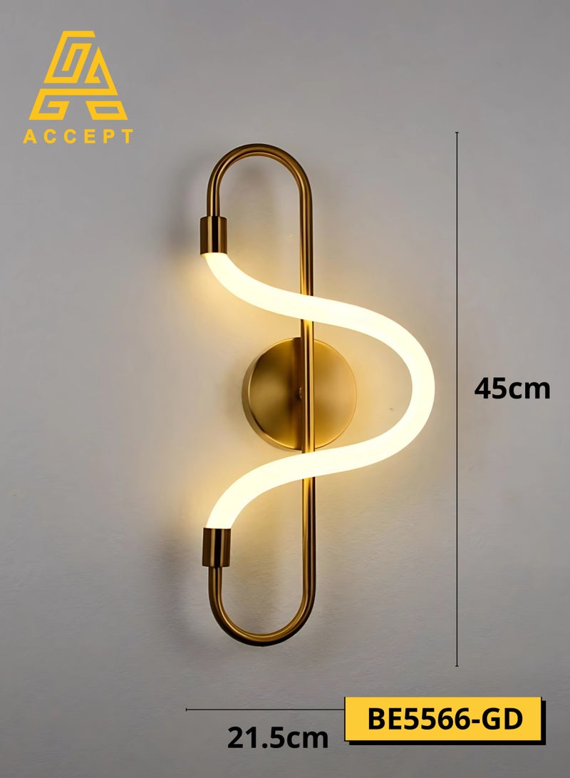 ACCEPT Scandinavian Style Music Notes Shaped Wall Lamp with Type-C Ports, Charger, and Remote Control, 4000K Solar Lighting Color - Image 2
