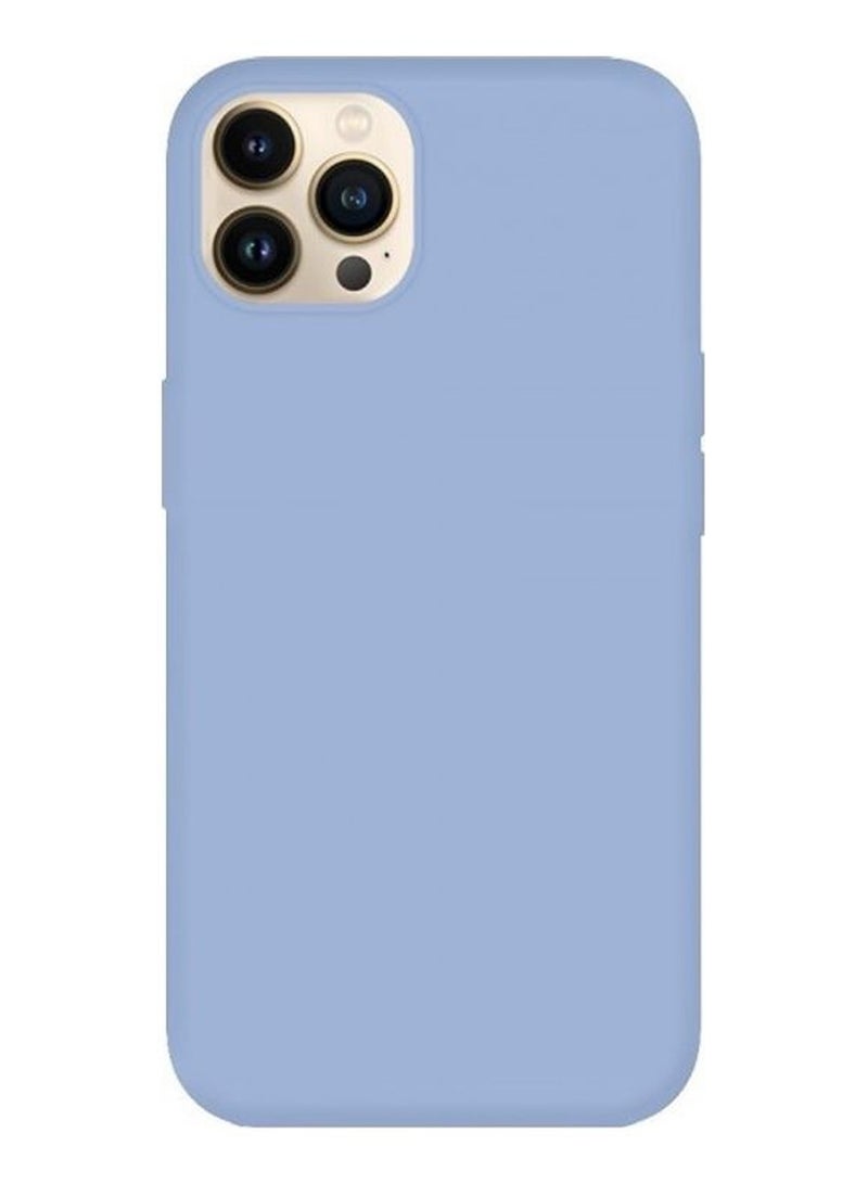CATANES Protective Soft Silicone Case Cover for iPhone 13 Pro Max - Light Blue - Image 2