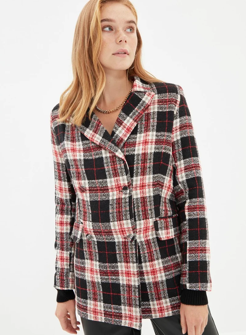 trendyol Checked Jacket