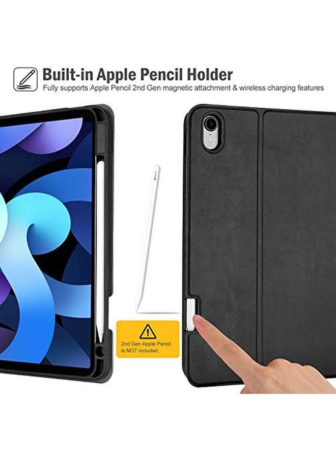 Procases Keyboard Case For Ipad Air 6Th 11 Inch 2024 Ipad Air 5 4 Ipad 10.9 Inch 2022 2020 Case With Magnetically Detachable Wireless Keyboard For Ipad 10.9" Air 5Th 4Th Generation Black - Image 2