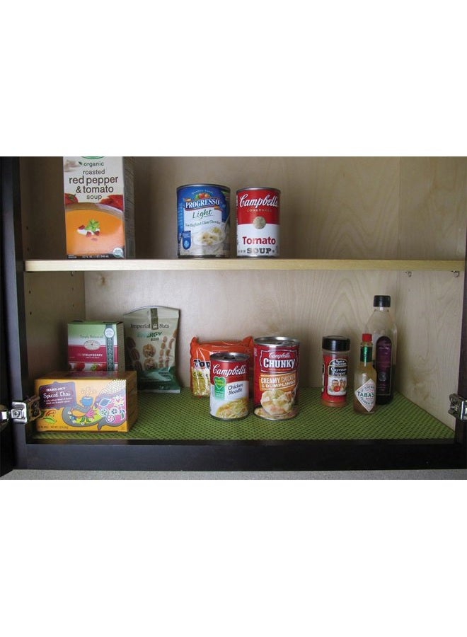 DII Fridge & Shelf Liner Collection Non-Adhesive, Cut to fit, Machine Washable, 12x20, Black Dots, 2 Piece - Image 4