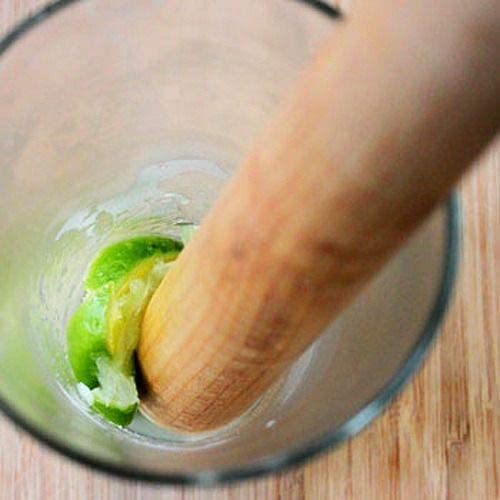 WITSOUL Sheesham Wooden Muddler Bar Tool Hardwood Mojito Muddler with Flat Head Commercial Grade Cocktail Drink Muddlers Bar Accessories 10 in - Image 3