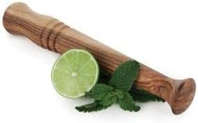 WITSOUL Sheesham Wooden Muddler Bar Tool Hardwood Mojito Muddler with Flat Head Commercial Grade Cocktail Drink Muddlers Bar Accessories 10 in - Image 2