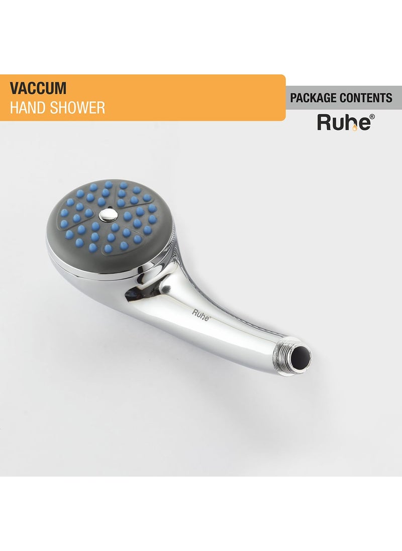 RUHE Ruhe Vaccum ABS Multi Flow Hand Shower Only Hand Shower for Bathroom Handheld Shower for Bathroom Chrome Finish  - Image 3