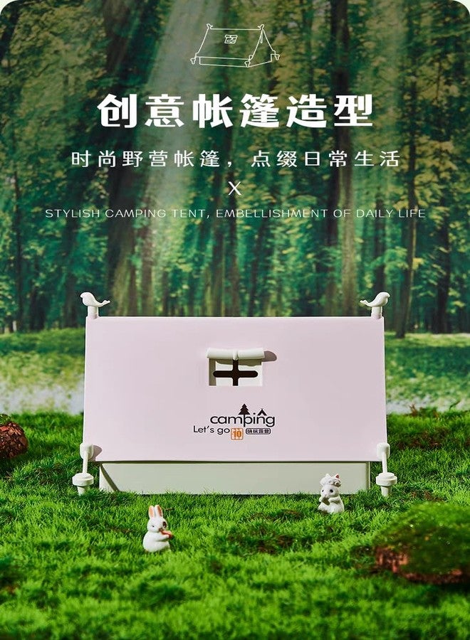 Crobat Money Banks Unique Camping Tent Piggy Banks, Plastic Money Box, Saving Jar for Children Practical Gifts Birthday Christmas Festival Gifts for Gift - Image 3