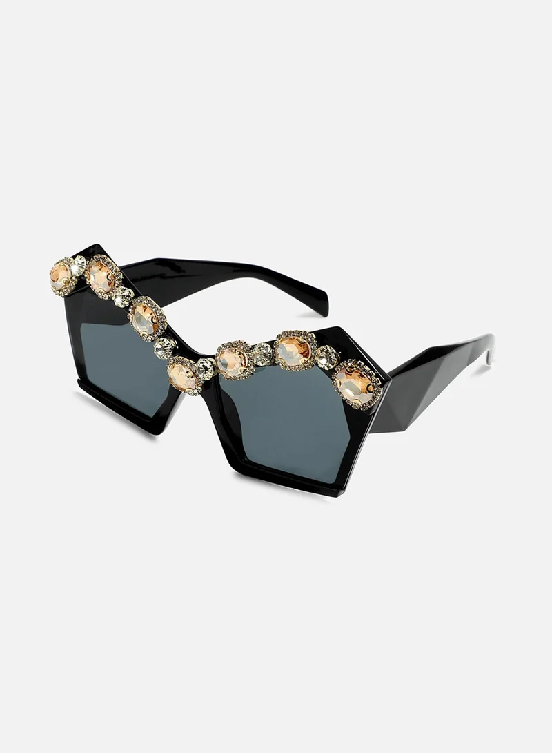 SOHI Radiant Reflections: Embellished Artificial Sunglass Jewellery