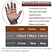 Jocaluyia Fitness Exercise Gloves Silicone Nonslip Four Finger Weightlifting Protection Gloves Men Women Callus Guard Workout Grip Gloves Protect for Power Cross Training Lifting Hanging Cycling Yoga L - Image 2