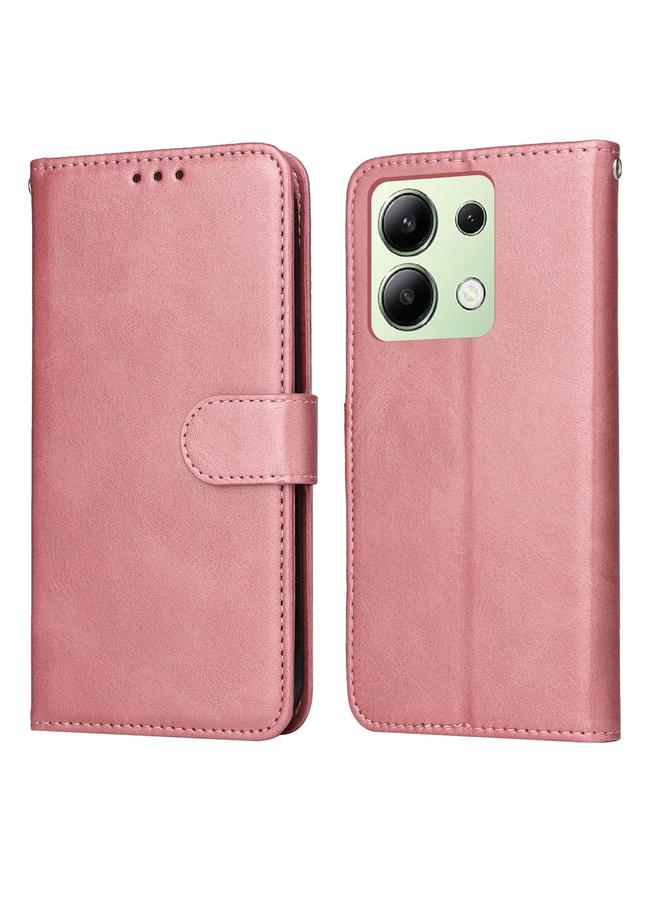 The Bros Case For Xiaomi Redmi Note13 4G Classic Calf Texture Flip Leather Phone Case