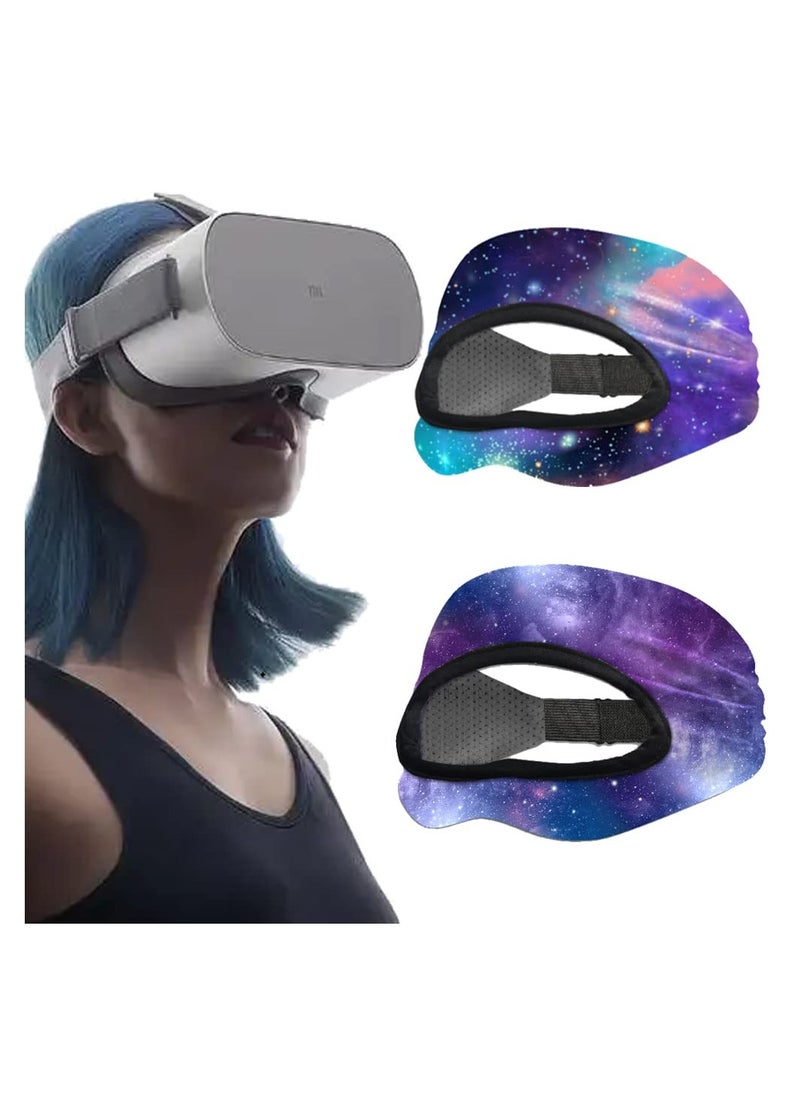 SYOSI SYOSI VR Mask Sweat Band, Replace Silicone Face Cover Pad Adjustable Breathable for Oculus Quest 2, HTC Vive, PS, Gear, VR Workouts  - Image 1