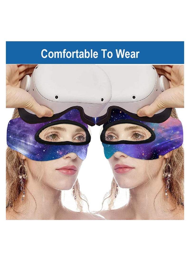 SYOSI SYOSI VR Mask Sweat Band, Replace Silicone Face Cover Pad Adjustable Breathable for Oculus Quest 2, HTC Vive, PS, Gear, VR Workouts  - Image 5