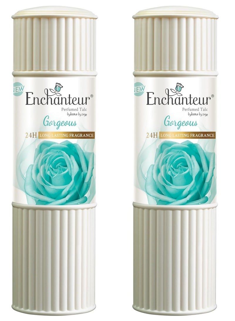 انشانتر قطعتين من بودرة التلك المعطرة الرائعة 125 جرام - Image 1