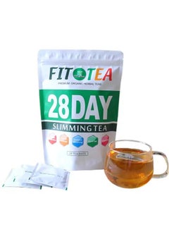 Detox Tummy Tea Bags 28 Days, Slimming Tea Fit Tea 28day Flat Tummy Tea Slim With Moringa, Slimming Diet Herbal Tea (28 Packs)