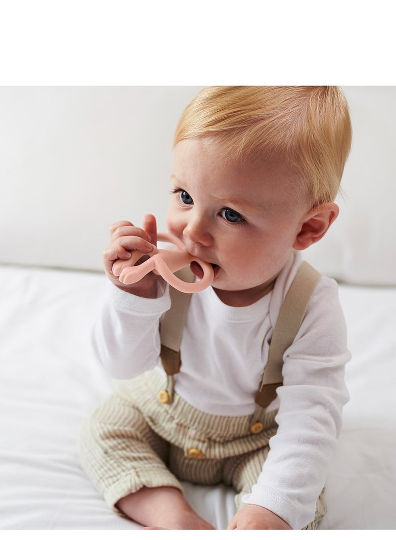 MATCHSTICK MONKEY Teether No Tail Dusty Pink - Image 2