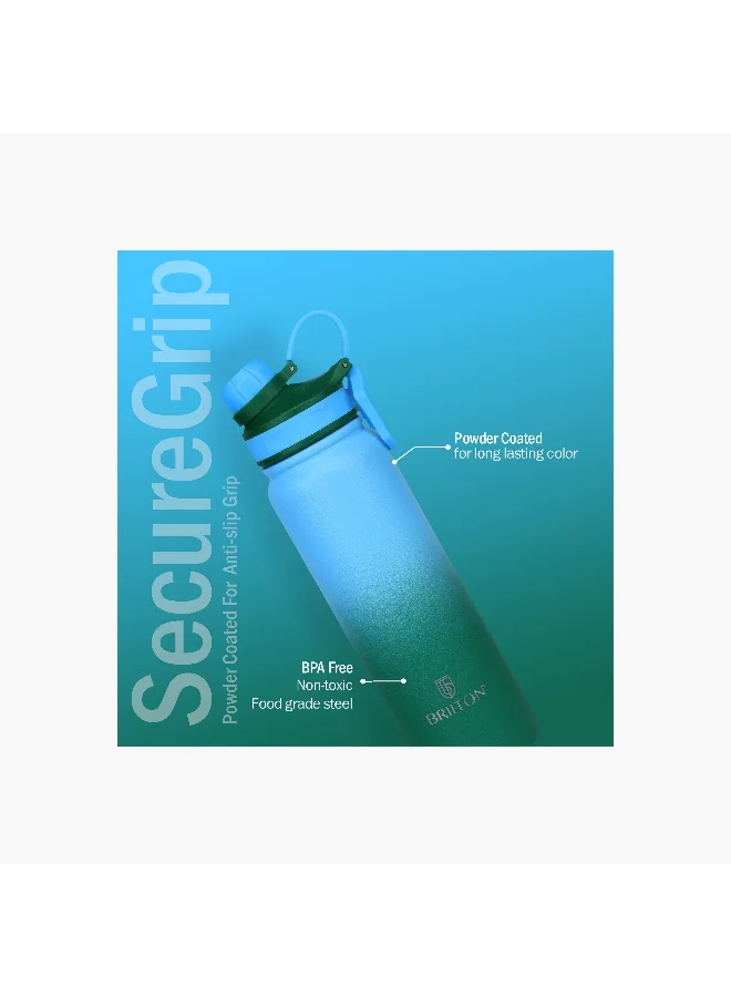 Briiton Water bottle -800Ml Double wall (stainless steel) Insulated Bottle-keeps Hot and Cold