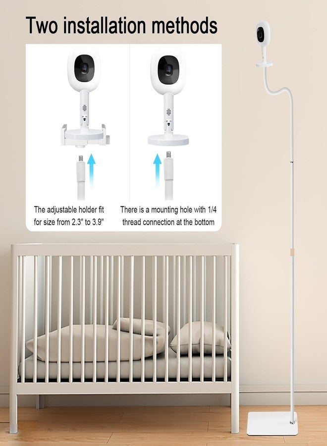 AISVAN Adjustable Height Baby Monitor Floor Stand Holder for Hellobaby HB6560/HB6550 HB65/HB66/HB248 Baby Monitor and Also Compatible with The Nanit Pro Smart Monitor & Flex Stand - Image 2