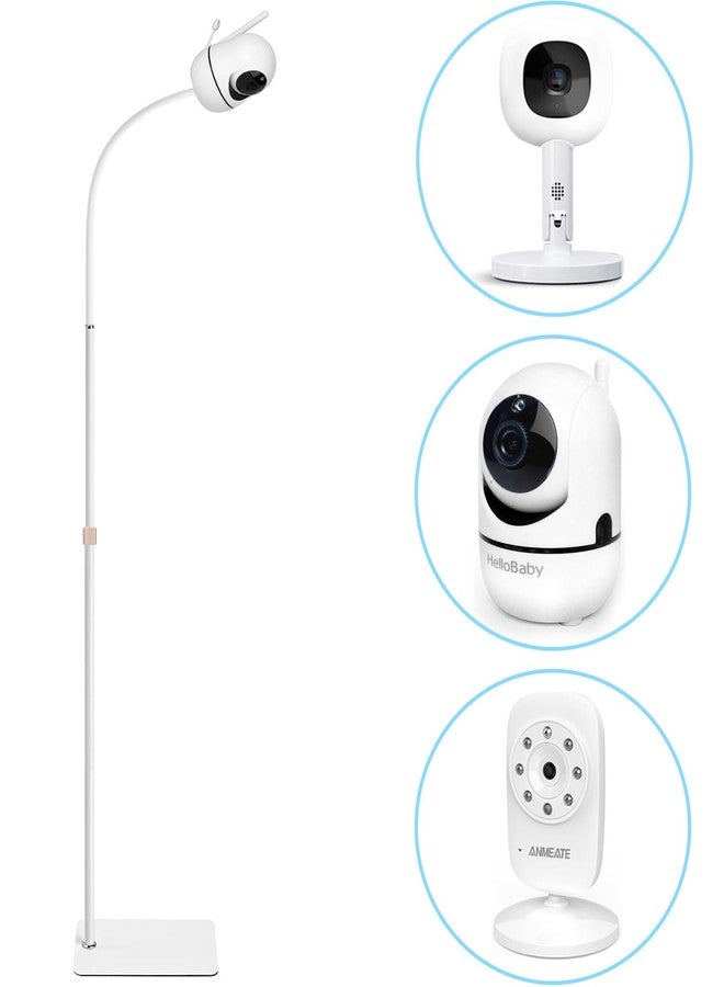 AISVAN Adjustable Height Baby Monitor Floor Stand Holder for Hellobaby HB6560/HB6550 HB65/HB66/HB248 Baby Monitor and Also Compatible with The Nanit Pro Smart Monitor & Flex Stand - Image 1