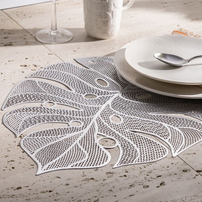 OC HOME Shain Placemat Silver -45x30cm - Image 2