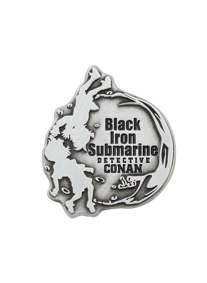Detective Conan: Black Iron Fish Shadow - Pin Badge