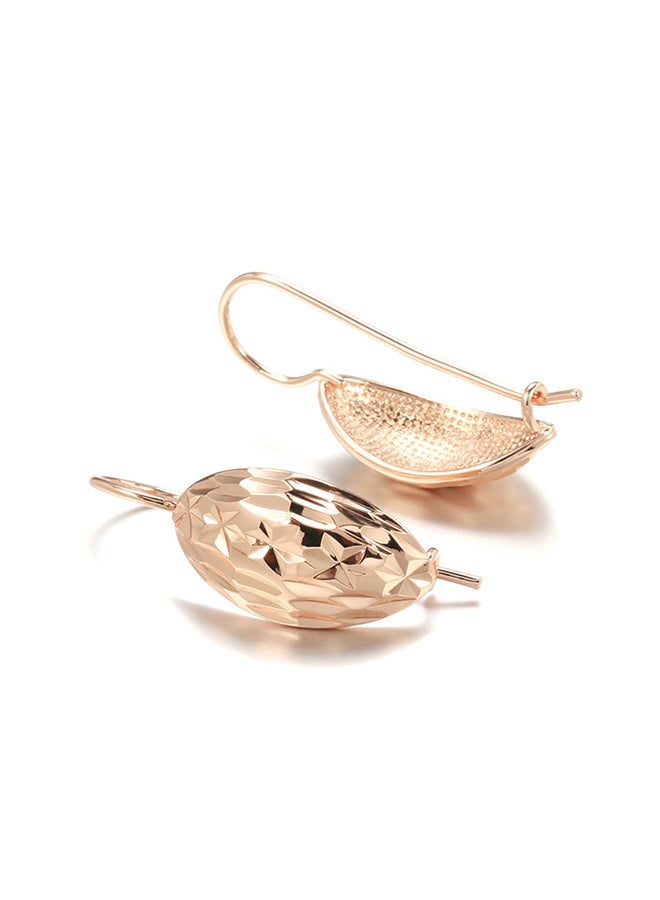 JCB CHIC 1pair Hollow Flower   Long Drop Earrings for Women Rose Gold Color Fashion Minimalist Geometric Earrings for Everyday Jewelry Gifts - Image 4