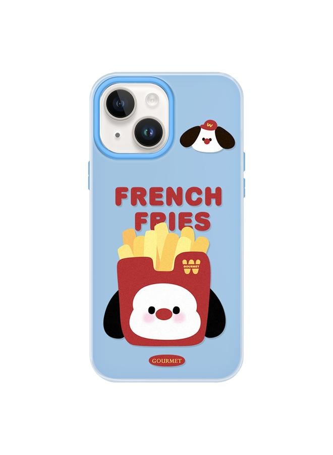 اس-توب جراب لهاتف iPhone 14 مصنوع من مادة TPU الهلامية الملمس، جراب هجين من مادة PC - Image 1