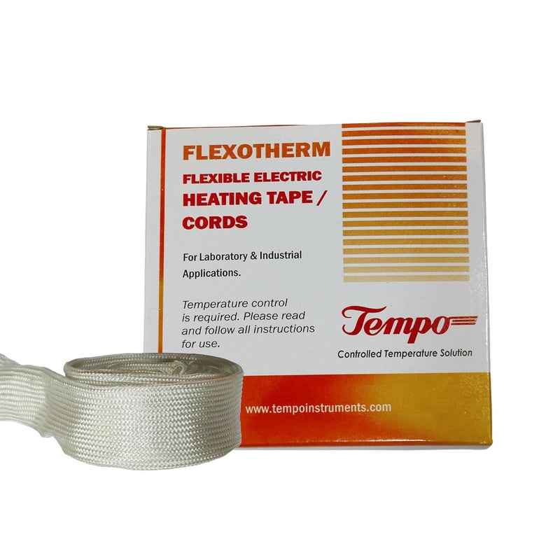 Tempo Flexible Electric Pipe Heating Tape High 930 Watt Temp 400C Volt 230 Size 25mm x 1800mm for Dry Surface  - Image 1