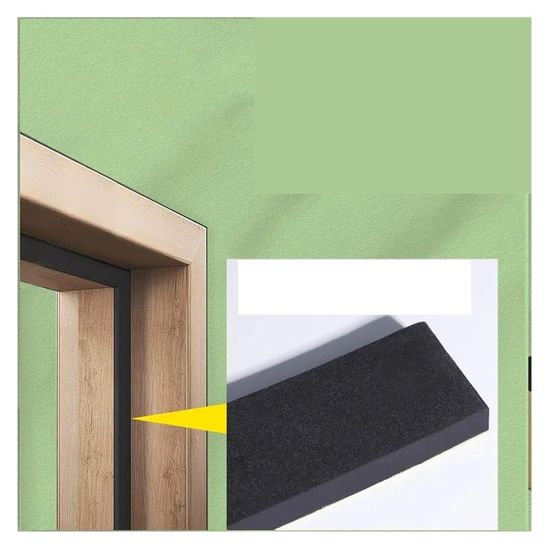 Foam Sponge Strip with Single-Sided Adhesive, Strong Sealing for Door and Window Gaps, Windproof Tape(5rolls,5M_2MM_40MM) - Image 4