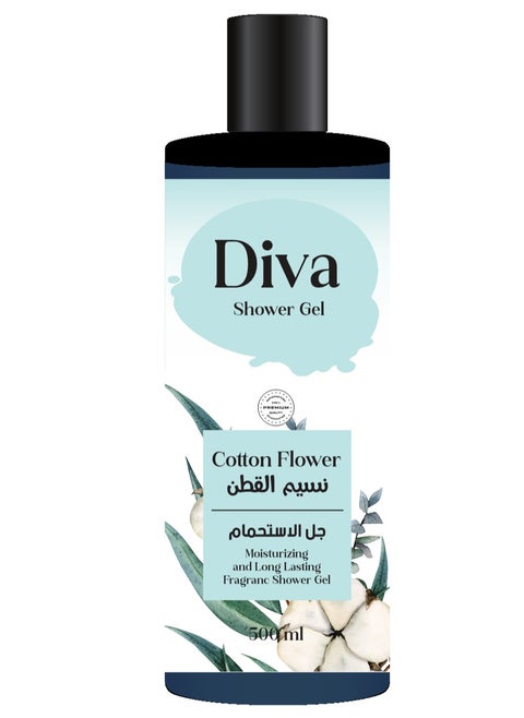 DIVA SHOWER GEL COTTON FLOWER 500 ML